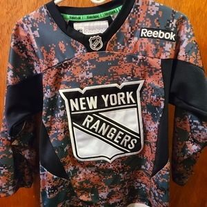 NY rangers camo jersey